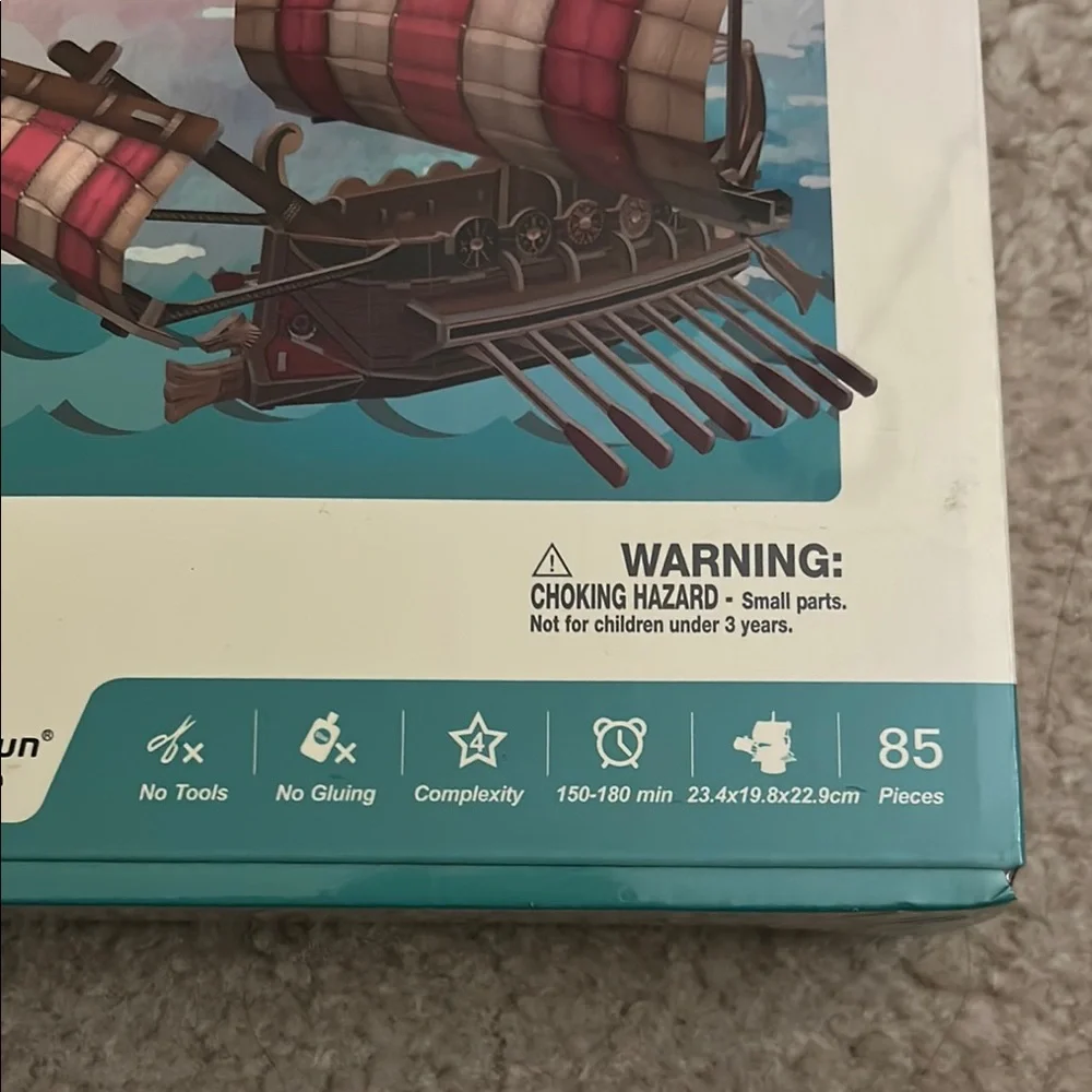 CubicFun Roman Warship Building Set